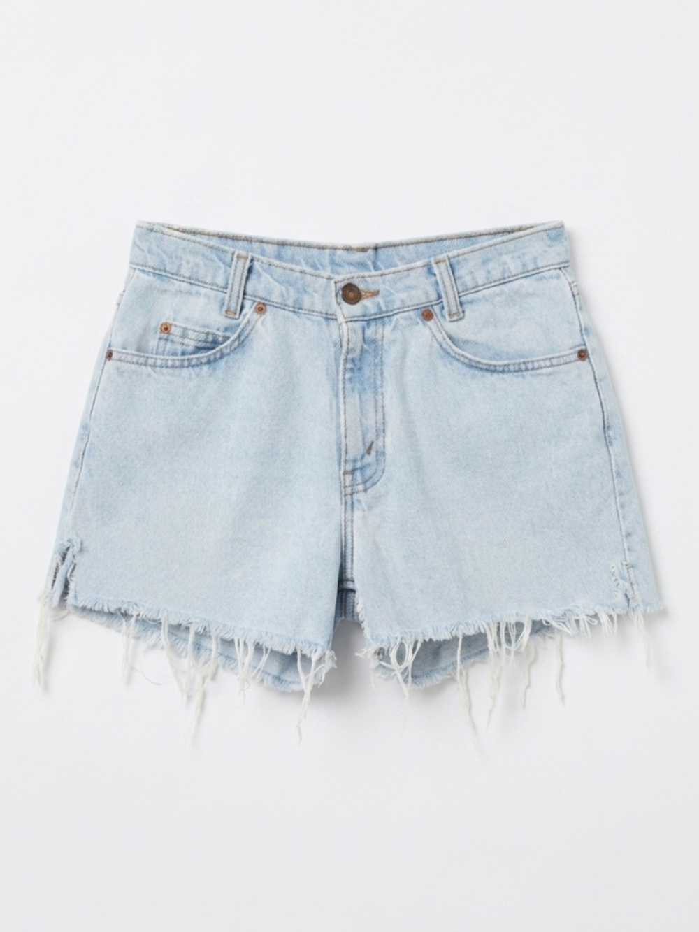 Levi’s Vintage Orange Tab Cut-Off Denim Shorts Size 30